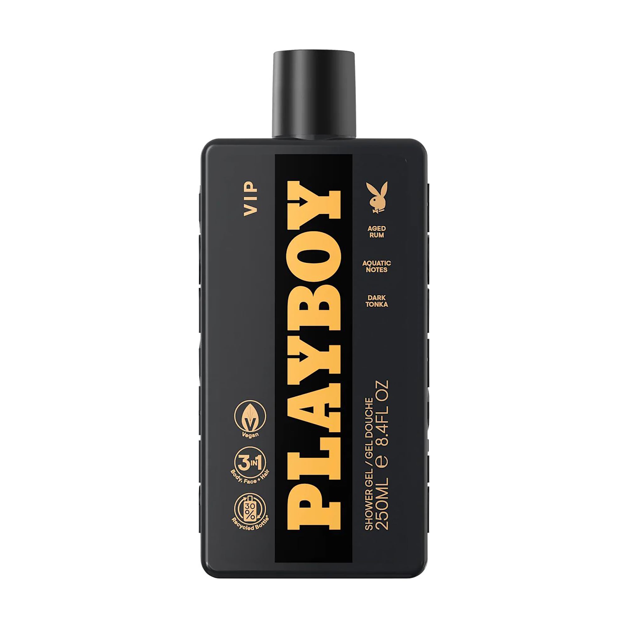Парфумований гель для душу Playboy VIP Shower Gel чоловічий, 250 мл